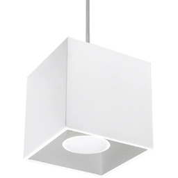 Lampa wisząca QUAD 1 biały SL.0062 - Sollux
