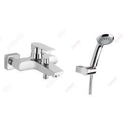 Ferro Algeo Square Bateria wannowa zestaw natryskowy