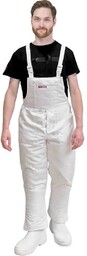 SMO-WHITE - Spodnie ocieplane ogrodniczki typu Master 2XL