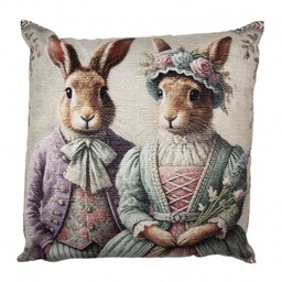 Poszewka Na Poduszkę Dekoracyjną z Królikami A Clayre