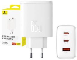 ŁADOWARKA BASEUS GaN CUBE PRO 65W 2XUSB-C 1X
