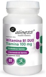 Aliness Witamina B1 Duo 100 mg, 100 tabl.