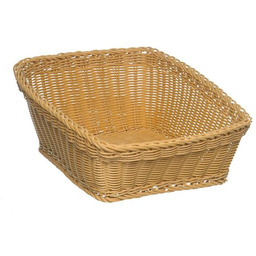 Koszyk na pieczywo z polipropylenu, okrągły, czarny, 20x20x8