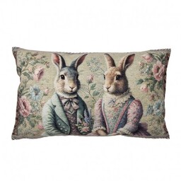 Poszewka Na Poduszkę Dekoracyjną z Królikami B Clayre