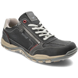 Szare Półbuty Mustang Modne Obuwie Męskie