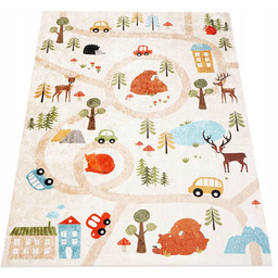 Dywan Do Pokoju Dziecka Antypoślizgowy Nowoczesny Modny 80X120