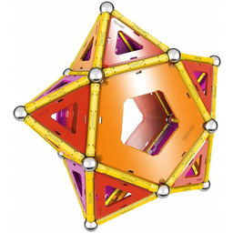 GEOMAG 114 Elementów Magnetyczne Klocki Dla Dzieci 5+