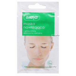 ZIAJA - Nawilżająca maska z glinką zieloną -