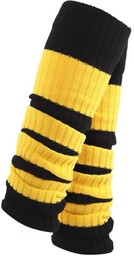 Todo Socks Długie getry z wełną w pasy,