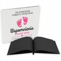 Album Pamiątka na Roczek Chrzest Metryczka