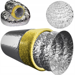 Rura Izolowana Przewód 125MM 10M Wentylacyjny Do Kominka