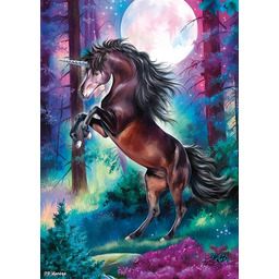Schmidt Spiele 58887 jednorożec w pełni księżyca, puzzle
