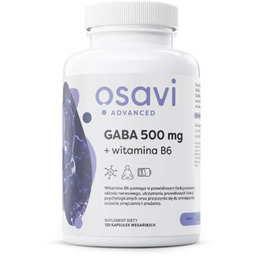 OSAVI Advanced GABA 500mg + witamina B6, 120