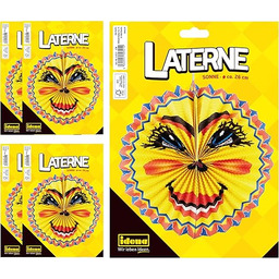 Idena 90121 - Lampion słońce, 5 sztuk, średnica