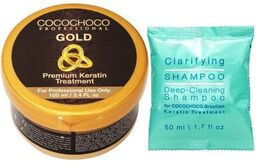 Zestaw Cocochoco Gold Keratyna do Włosów 100ml +