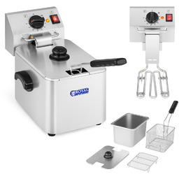 Frytownica elektryczna pojedyncza z termostatem EGO 4L