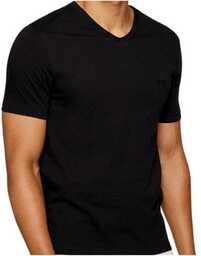 T-shirt męski Hugo Boss V-neck Black