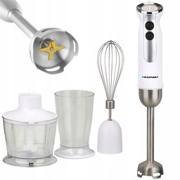 Blender Ręczny Wielofunkcyjny 1000W Cichy Regulacja Blaupunkt HBD801WH