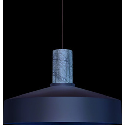 Lampa wisząca beżowa z marmurowym dodatkiem Elvas NO2512013009