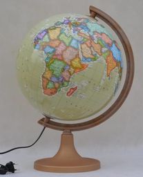Globus polityczny podświetlany 32 cm