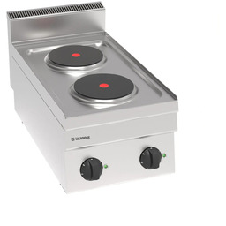 TECNOINOX Kuchnia gastronomiczna elektryczna 2-polowa nastawna, 4 kW,