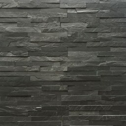 Kamień elewacyjny dekoracyjny łupek czarny 10x36 Black Slate