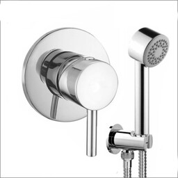 Bateria podtynkowa, rączka prysznicowa okrągła,wąż 150 cm, przyłącze