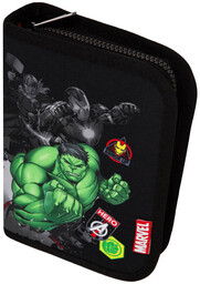 Piórnik rozkładany dla chłopca, CoolPack, Hulk, czarny