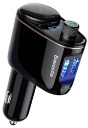 Transmiter samochodowy FM Baseus S-06 Bluetooth/USB (Overseas Edition)