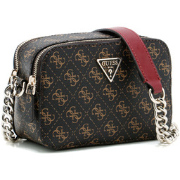 Torebka listonoszka damska GUESS NOELLE Crossbody brązowa