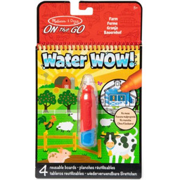 Melissa&doug Kolorowanka Water Wow Farma (twarda okładka)