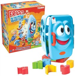 Tomy, zabawka Zakręcona lodówka z klockami Tomy