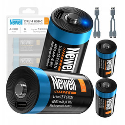 Akumulator C/R14 Bateria Usb-c 1,5 V 4000MAH 4