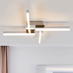 Lampa Sufitowa Lindby, Patrik, metaliczny, łazienka, metal, nowoczesny