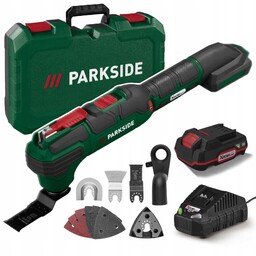 Narzędzie Wielofunkcyjne Akumulatorowe 20V Parkside +Aku 2Ah +Ładowarka