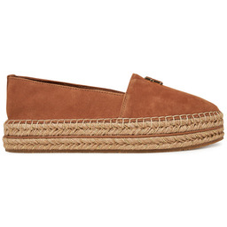 Espadryle Tommy Hilfiger Suede Platform Espadrille FW0FW08586 Brązowy