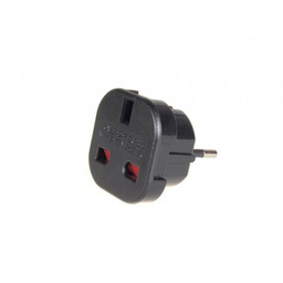 Maclean Przejściówka adapter EU na UK MCE72 Czarna