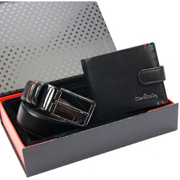 Pierre Cardin portfel i pasek do spodni męski