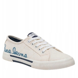 PEPE JEANS BRADY DENIM DAMSKIE BUTY BIAŁE TRAMPKI