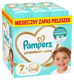 PAMPERS Pieluchy Premium Care 7 (108 szt)