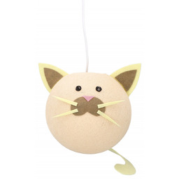Lampa wisząca dla dzieci Kotek Cotton Balls Ręcznie