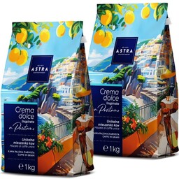 Astra Positano Zestaw 2 x 1kg kawa ziarnista