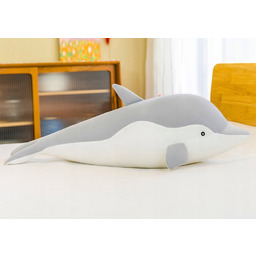 Maskotka Pluszowy Delfin Szary 70 Cm