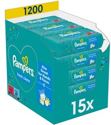 PAMPERS Chusteczki nawilżane Fresh Clean (1200 szt.)