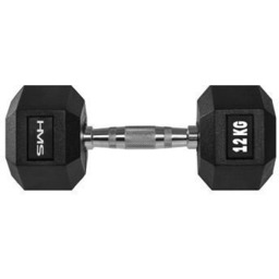 Hantla gumowana Hex Pro 12 kg HMS
