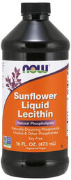 Now Foods Sunflower Liquid Lecithin, lecytyna z nasion