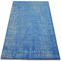 Dywan Vintage Kwiaty 22209/543 niebieski 120x170 cm