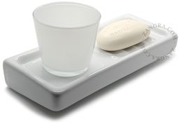 Zangra Porcelanowa Półka Z Mydelniczką