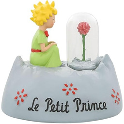Figurka małego księcia, mały książę planety z różą,