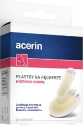 Acerin, plastry na pęcherze, 6 sztuk